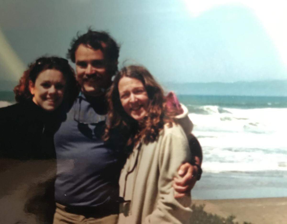Hannah Heller (left) smiles for the camera with her uncle and aunt, Lance Gorman and Linna Thomas.