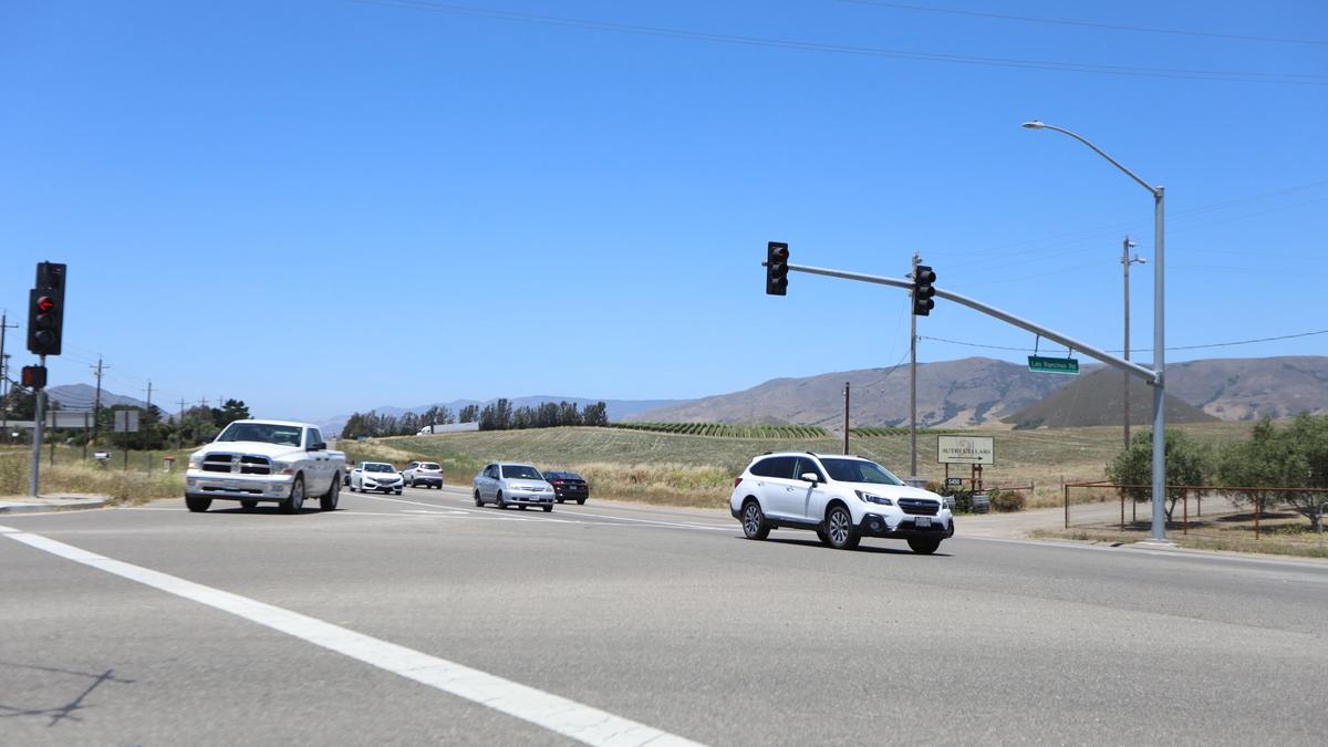 Los Ranchos Road and Highway 227 is another intersection that could be a site of a roundabout.