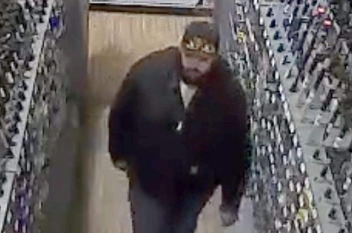 The San Luis Obispo Police Department is asking the public for help in identifying two people suspected of stealing more than $1,400 worth of fishing reels from Dick’s Sporting Goods on April 25, 2023.