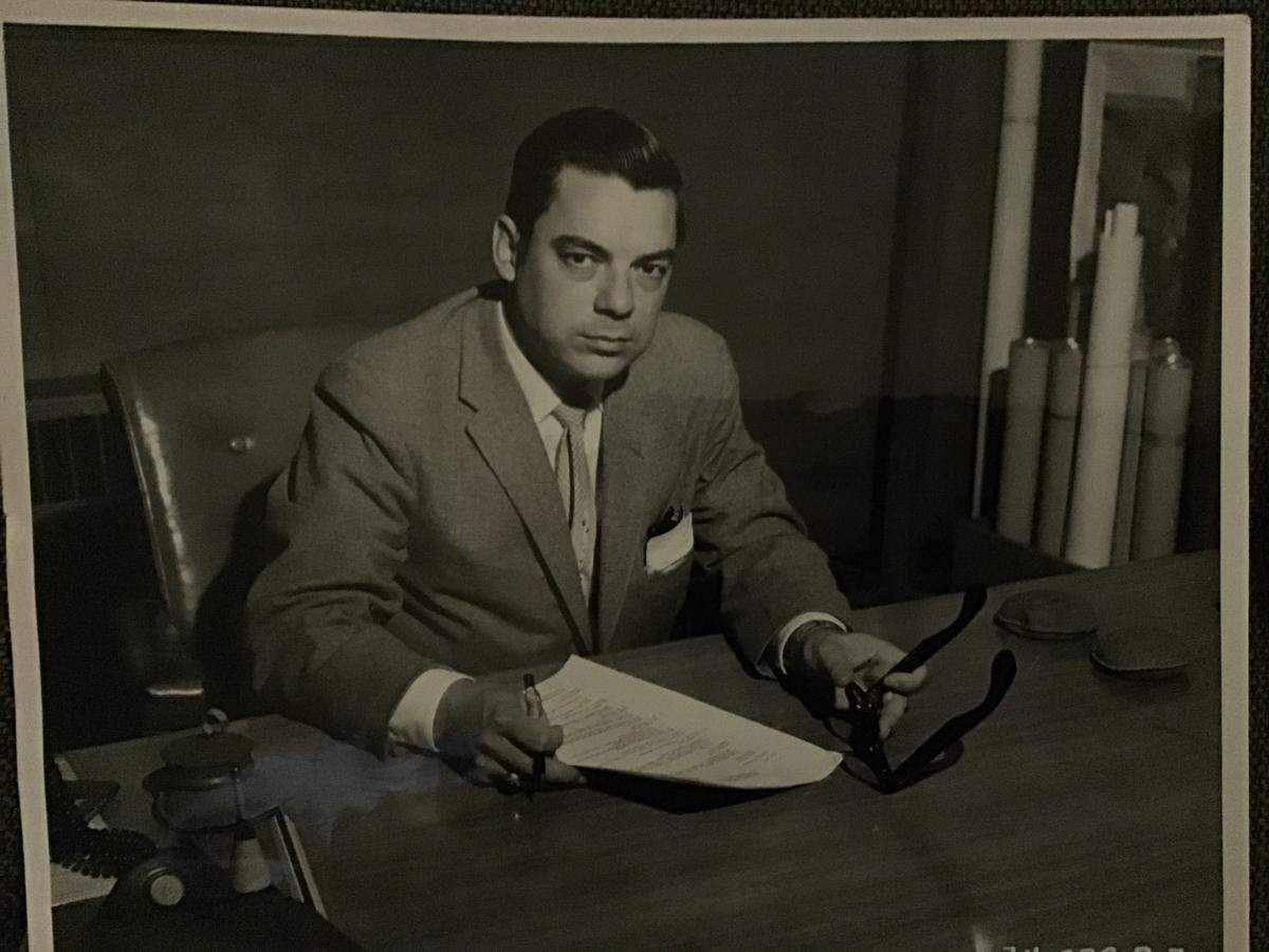 Former SLO Public Works Director Dave Romero early in his career.