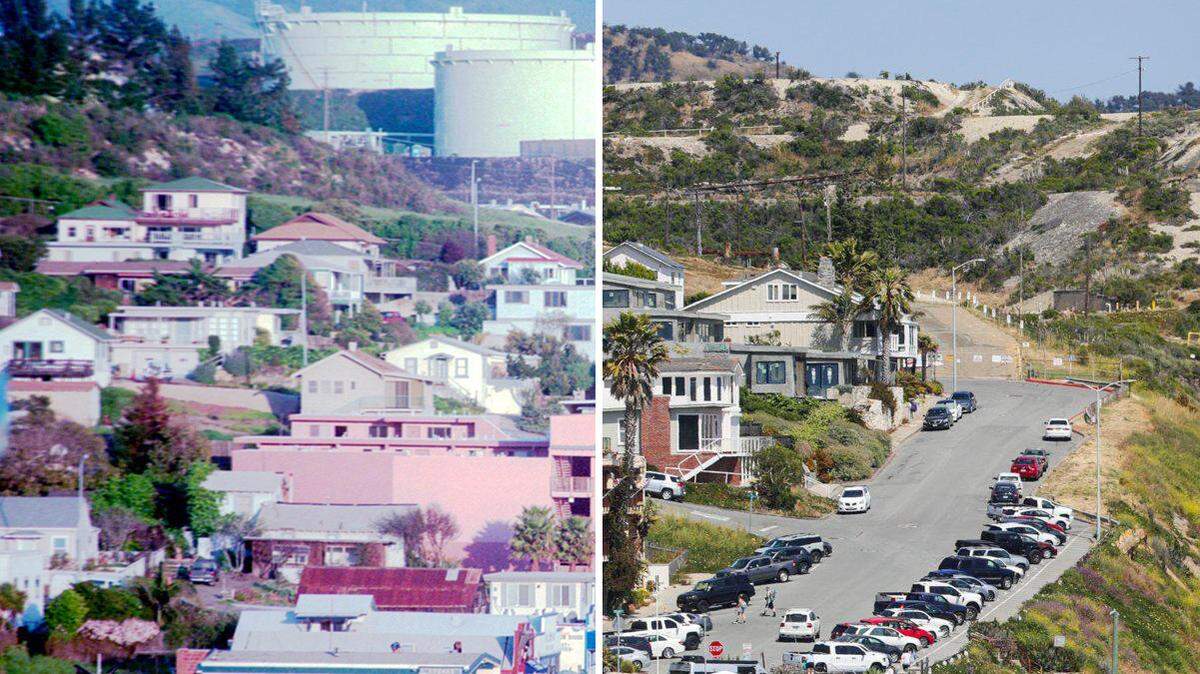 Then-and-now photos: See how Avila Beach looked before the oil tanks were removed