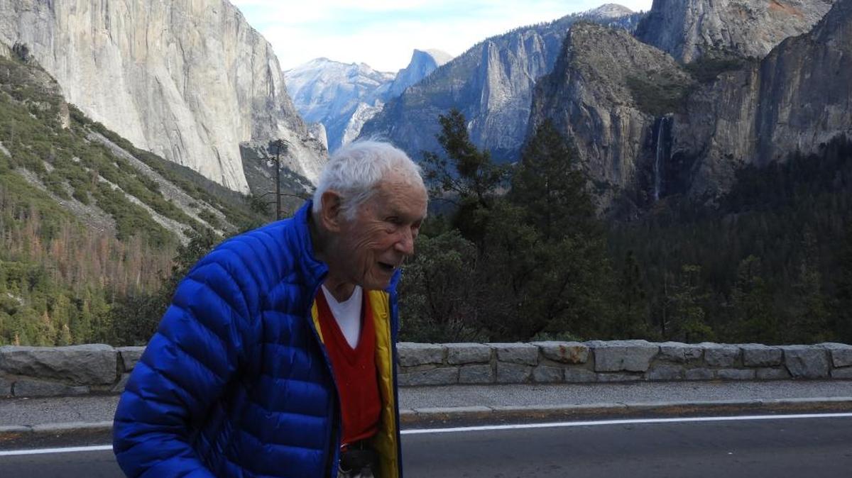 James Sinton at Yosemite National Park in December of 2017 for his 101st birthday. Sinton died Dec. 27, 2017.