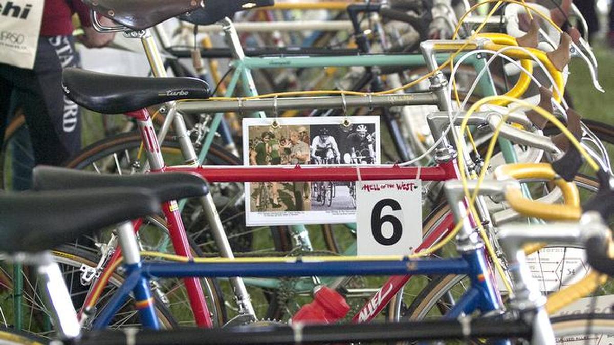 Eroica California is moving its home base from Paso Robles to Cambria.  Here, the 2016 event takes over City Park in Paso.
