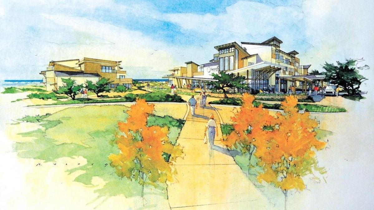 Rendering of the planned Grover Beach Lodge and Conference Center.