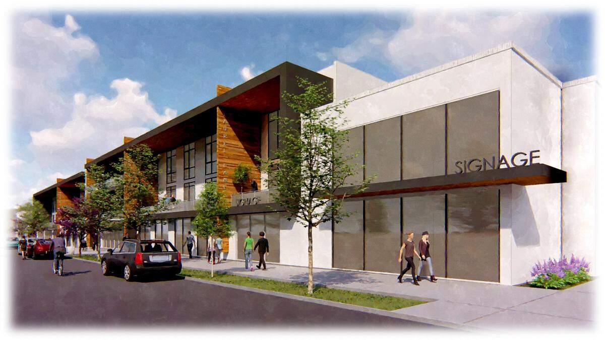 A rendering of the proposed 1160 Laurel Creek project in SLO.