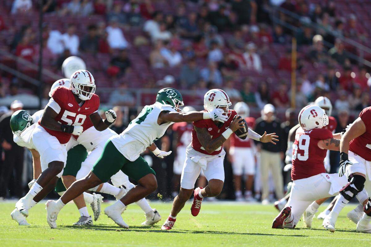 Cal Poly fell to Stanford 41-7 in a college football game on Sept. 7, 2024.