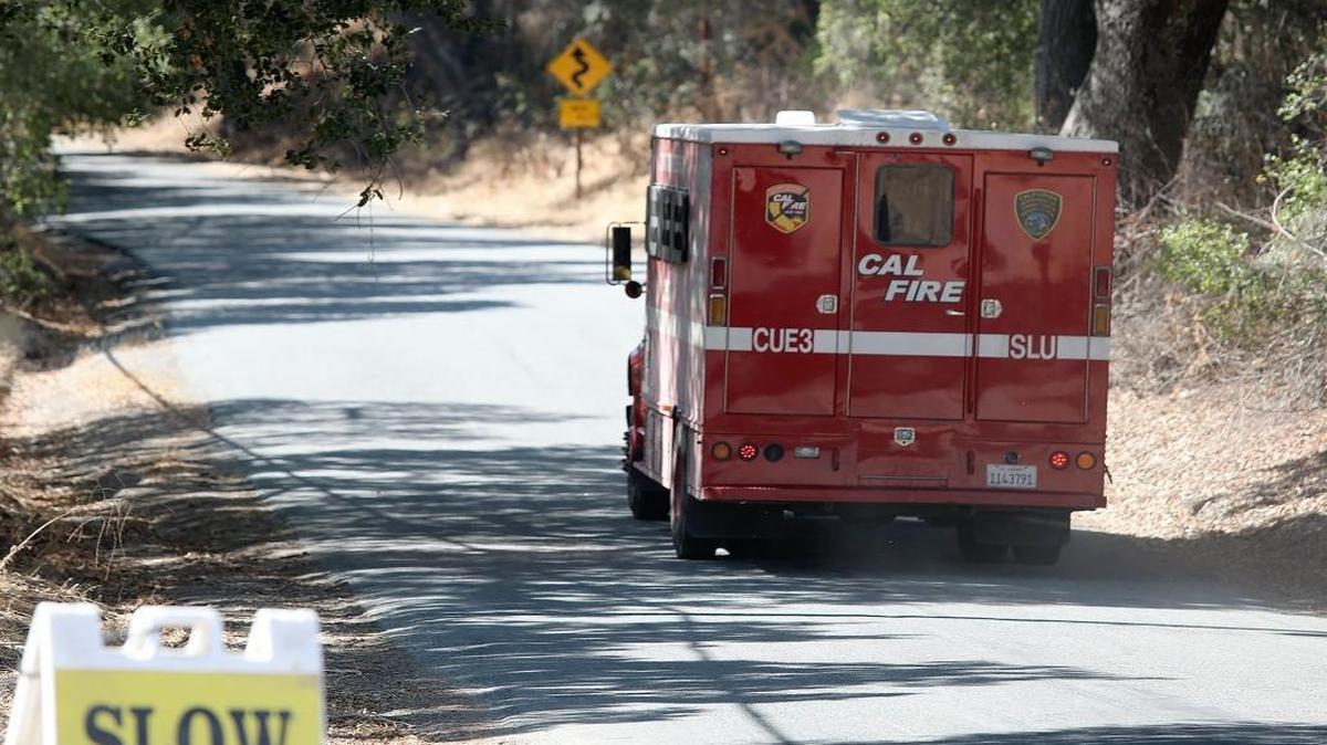 A Cal Fire truck.