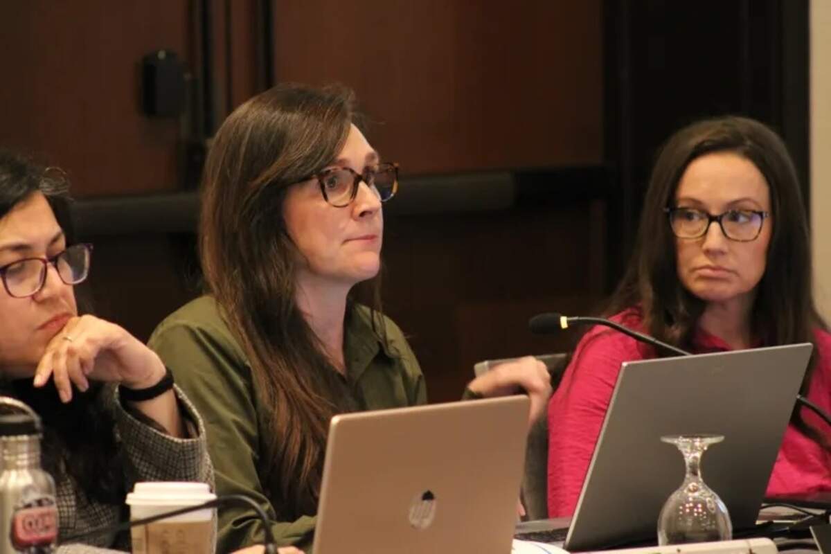 Santa Barbara City Councilwoman Meagan Harmon, center, a member of the California Coastal Commission, calls the situation with Sable Offshore Corp. “profoundly disappointing.”