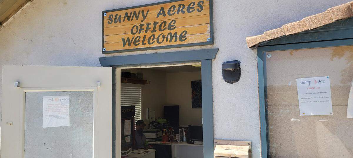 The Sunny Acres office.