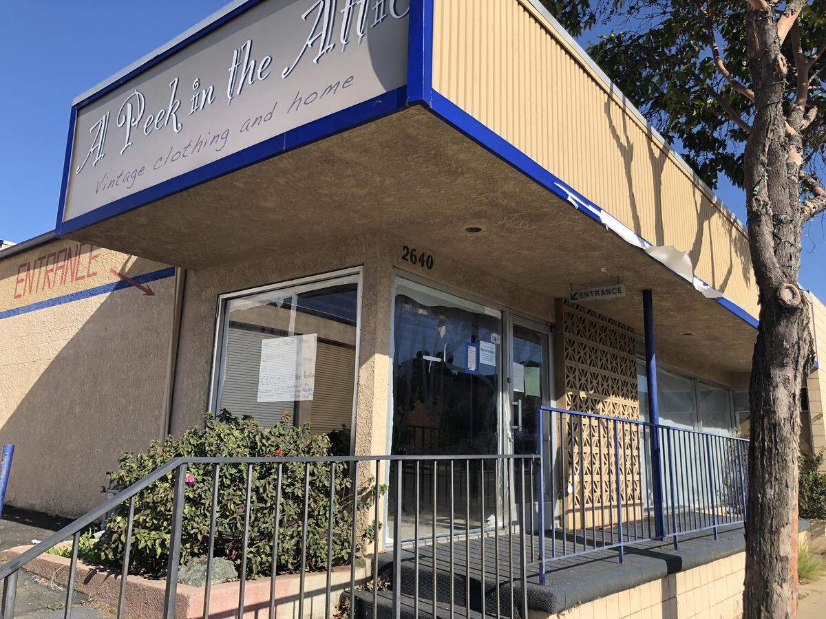An image of the incoming Natural Healing Center cannabis retail shop on Broad Street in San Luis Obispo.
