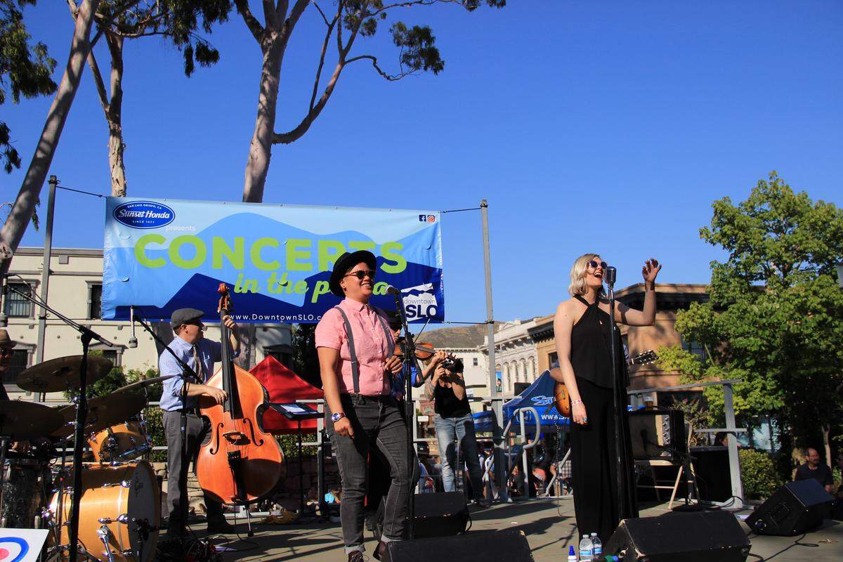 The Tipsy Gypsies pictured during the 2017 Concerts in the Plaza series.