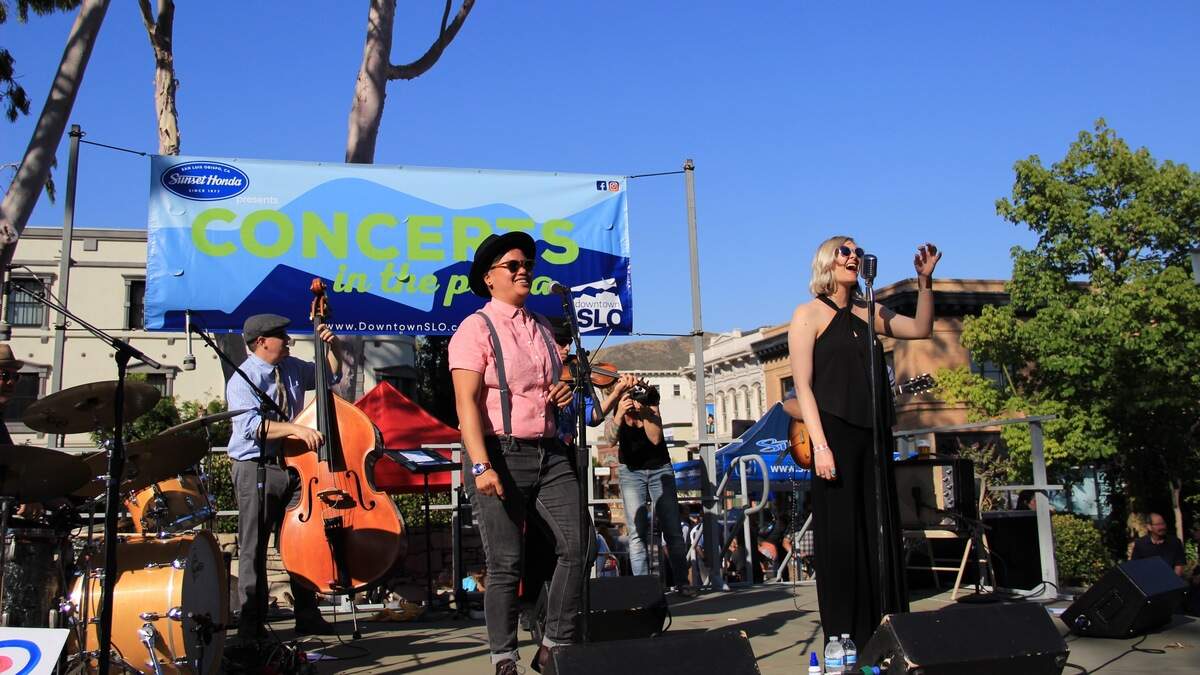 The Tipsy Gypsies pictured during the 2017 Concerts in the Plaza series.