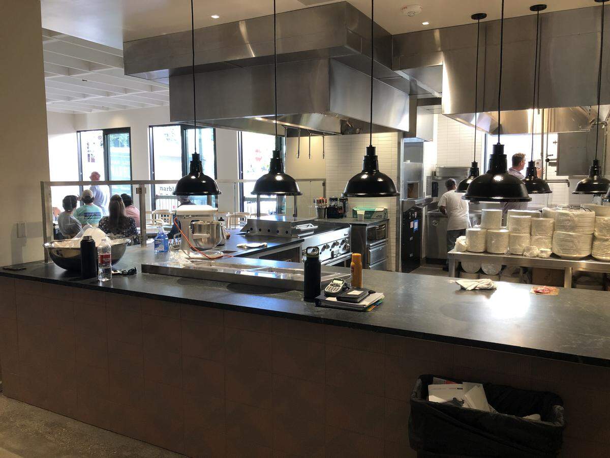 The new Hotel SLO restaurant, Piadina.