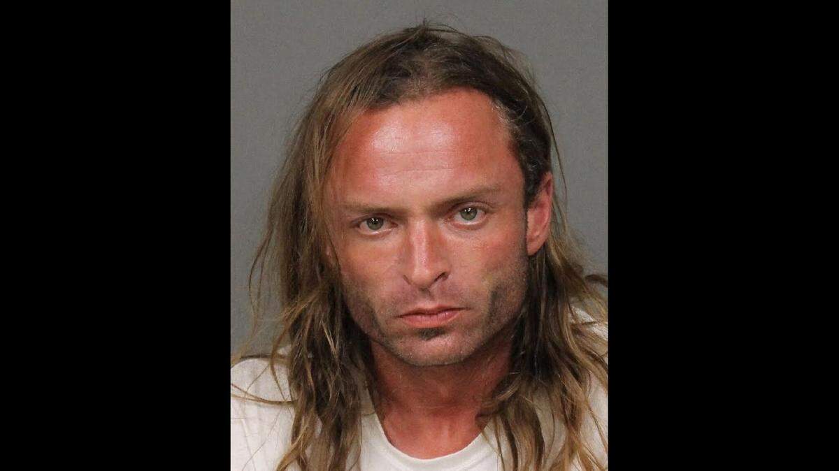Sean Altman, 35, of Paso Robles, who allegedly broke into Sylvester’s Burgers in Atascadero and stole cash registers, money and electronic equipment.