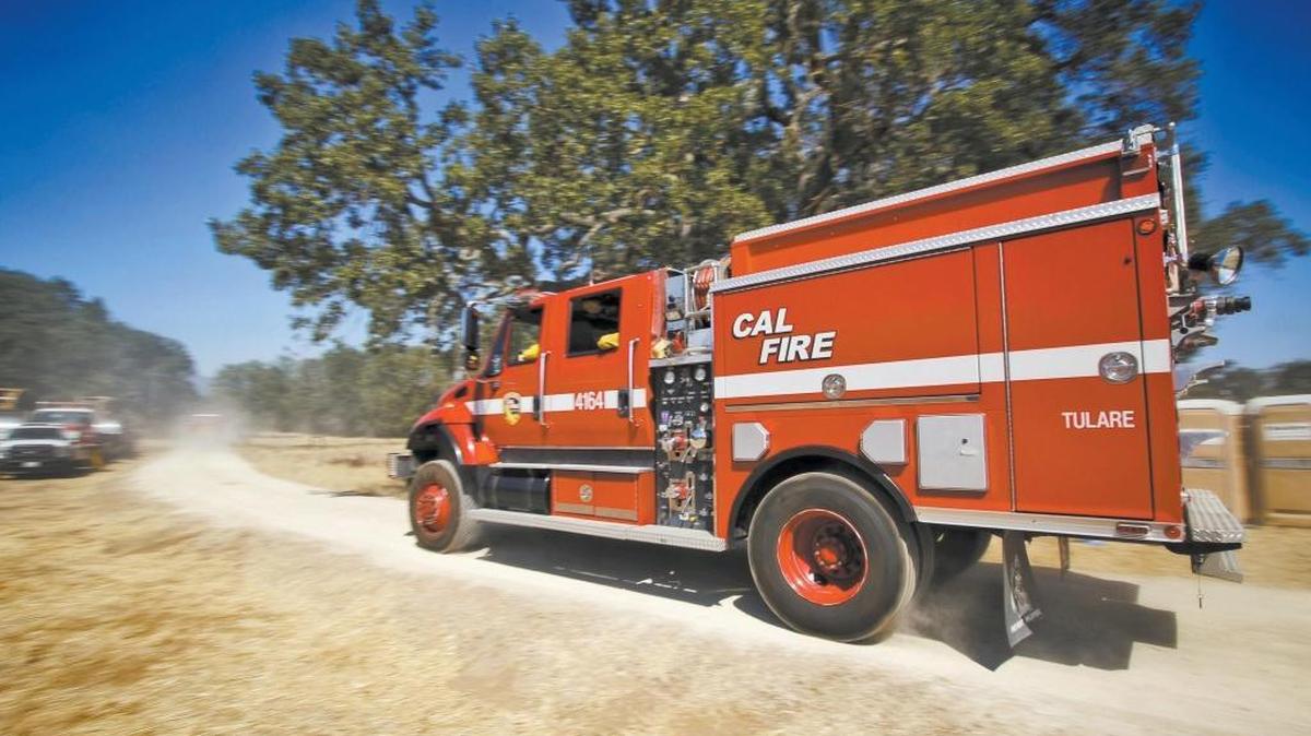A Cal Fire truck in August 2015.