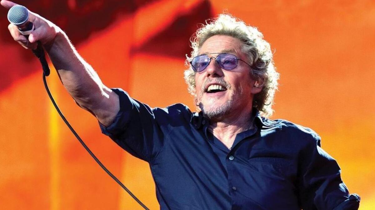 Roger Daltrey of The Who performs Sunday at Vina Robles Amphitheatre in Paso Robles on Sunday.