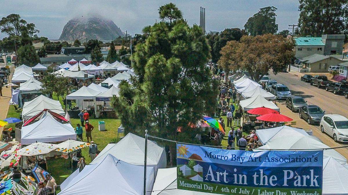 Morro Bay Art in the Park returns July 2-4 after last being held in September 2019.