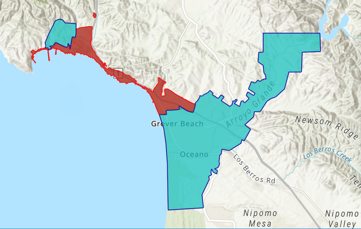 The boil-water order was lifted in Arroyo Grande, Grover Beach, Oceano and the San Miguelito Mutual Water Co. near Avila Beach on Friday, May 2, 2025, after water contamination from coliform bacteria was discovered in the Five Cities area. The order remained in place in Pismo Beach and Avila Beach, indicated in red on the map.