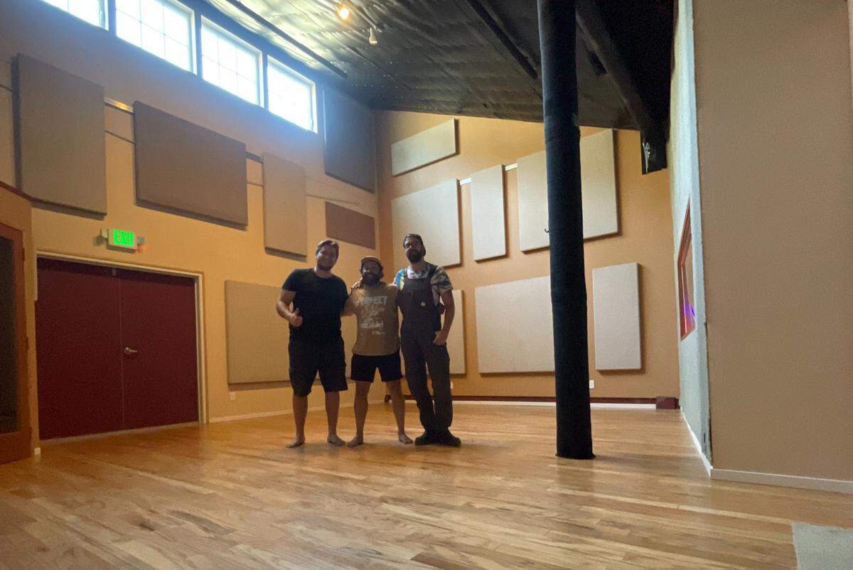 Sonic Milk Recording studio occupies a nearly 100-year-old building at 715 Main St. in Cambria.