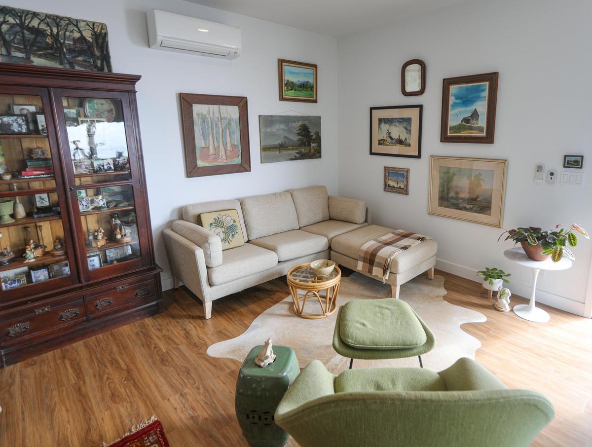 The Riggins family built an ADU home in Pismo Beach so that they could transition to assisted living in place when the time comes. The less than 800-square-foot addition is designed to be accessible. The bright, airy space feels larger than the square footage.