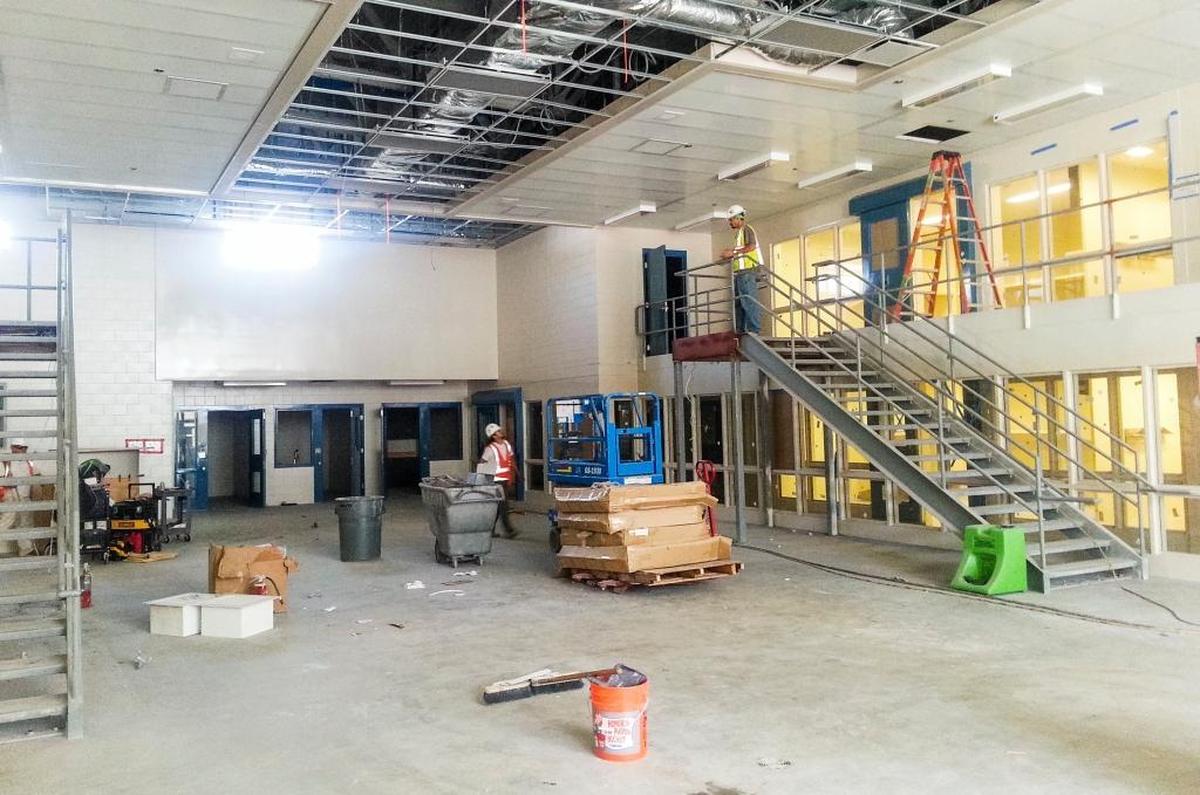 Construction nears completion on the San Luis Obispo County Women’s Jail in 2016.