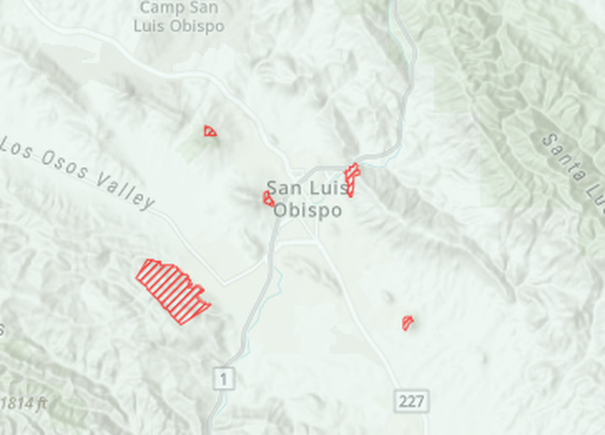 Cal Fire’s 2011 map for San Luis Obispo showed 758 acres in the very high hazard severity zone.