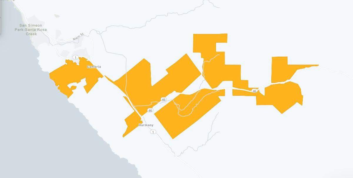 More than 2,000 customers were without power in Cambria the evening of July 6, 2024, due to an electrical outage.&nbsp;