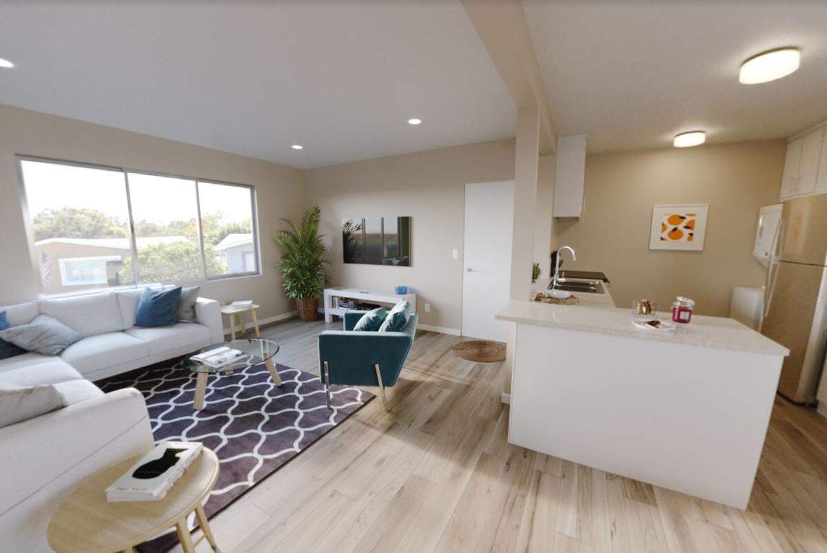 A rendering of an apartment at the revamped Grand View Apartments complex in Paso Robles, to be named Vista Robles. New owners purchased the dilapidated property in June and plan to completely remodel it.