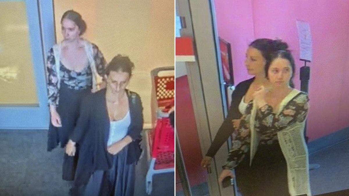 The Paso Robles Police Department is searching for two women caught on video stealing more than $5,700 worth of cosmetic products at Target in Paso Robles on April 24, 2024.