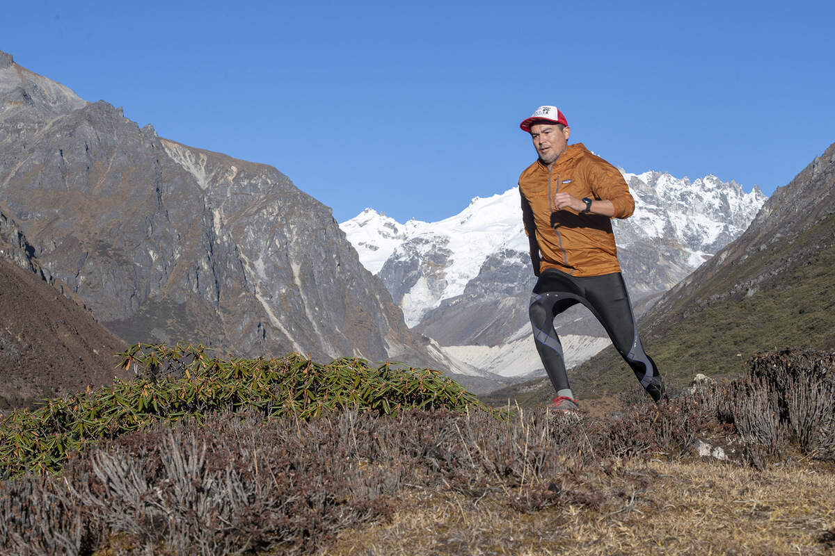 Gabe Garcia, chief financial officer at Morris & Garritano Insurance in San Luis Obispo, is one of more than two dozen competitors to take part in the Snowman Race, which will take runners through “the last untouched landscapes of the Himalayan ranges.”