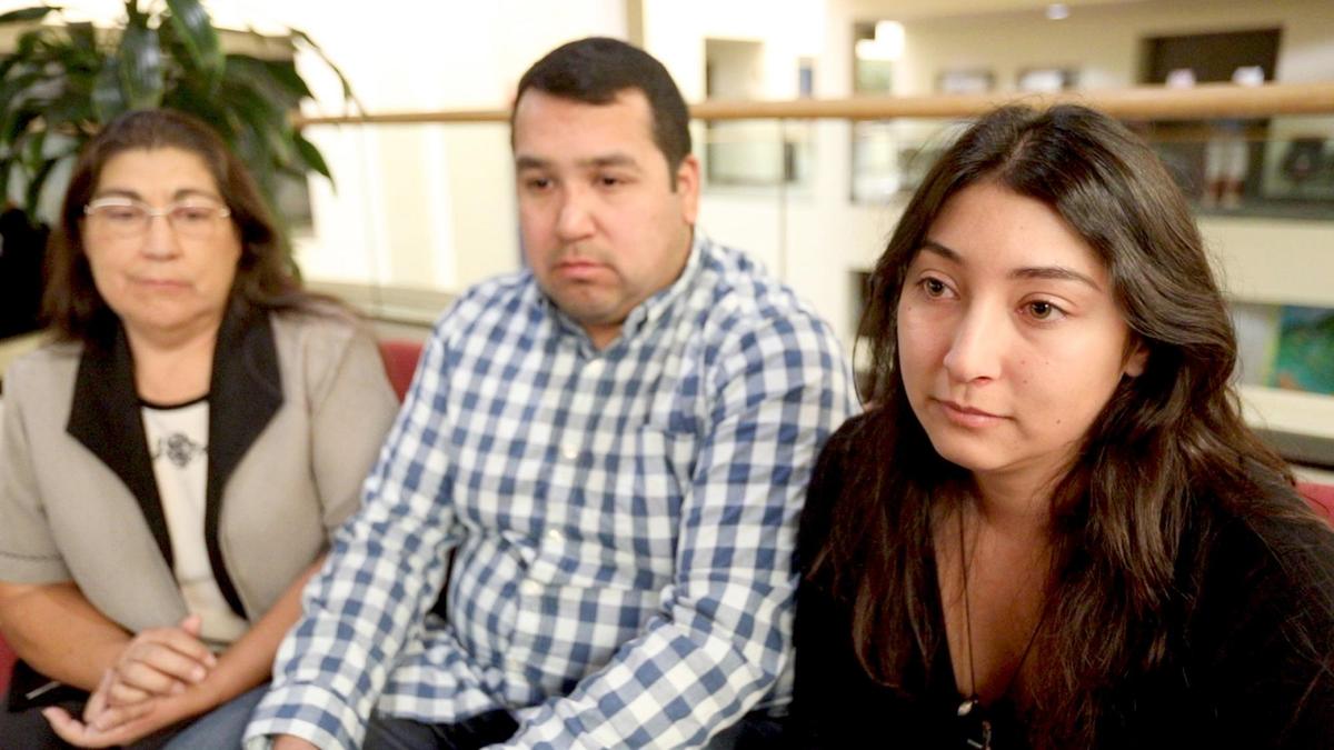 “He wasn’t just my father, he was my best friend,” daughter Jessica Soto said of Jose Soto Gonzales, who died in a head-on crash caused by a DUI driver in July. With her is her mother, Arlene Gonzales, and brother Anthony Gonzales.
