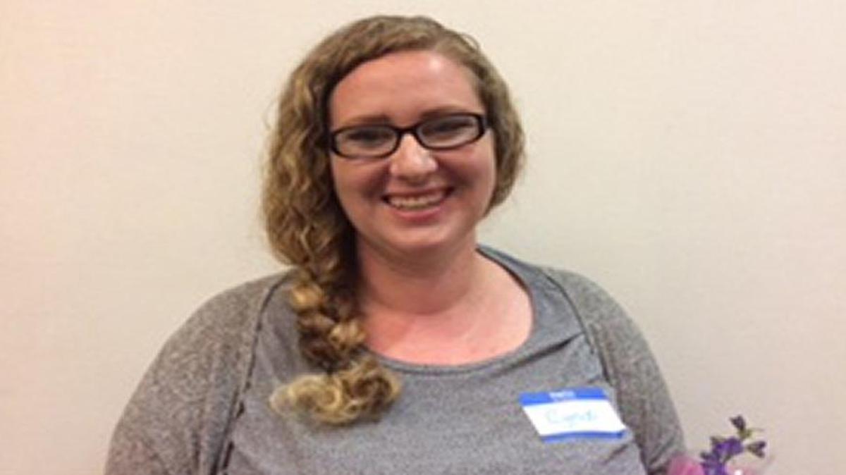 Soroptimist International of San Luis Obispo recently honored Cynthia Perry with the Live Your Dream award of $1,000.