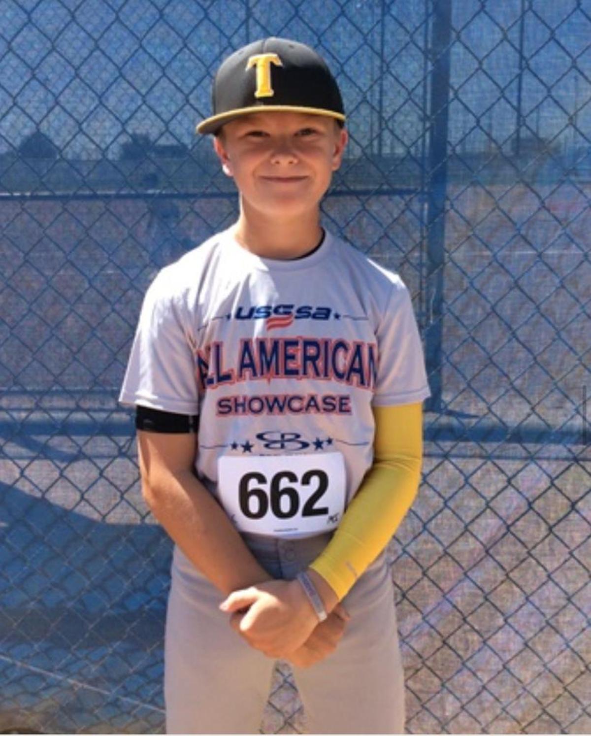 Ryan Tayman, 11, of Grover Beach was recently named as a Direct Selection at the USSSA All American 11U Showcase in Mira Loma.