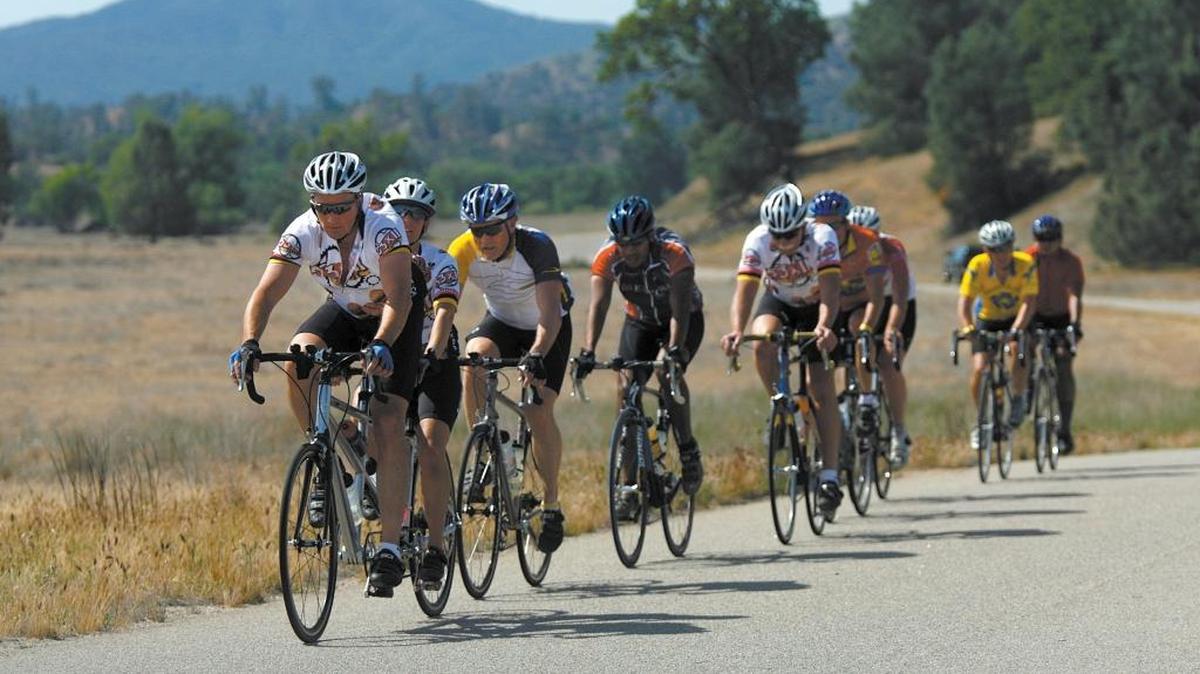 Riders during the Wildflower Ride.