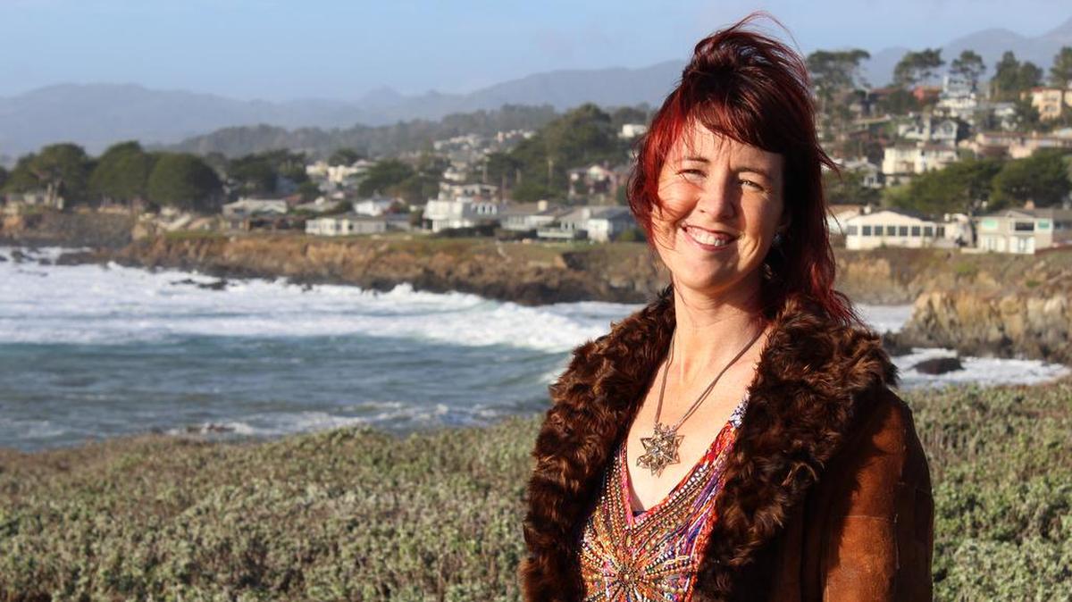 Christina Tobin, seen here on the Fiscalini Ranch Preserve’s Bluff Trail, is the founder of the Free & Equal Elections Foundation, a national nonprofit organization.