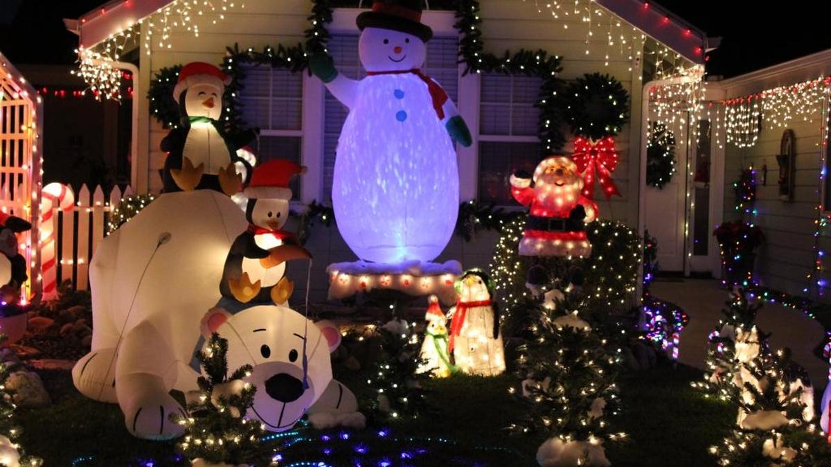 This home on Wood Drive was decked out for the holidays last year.