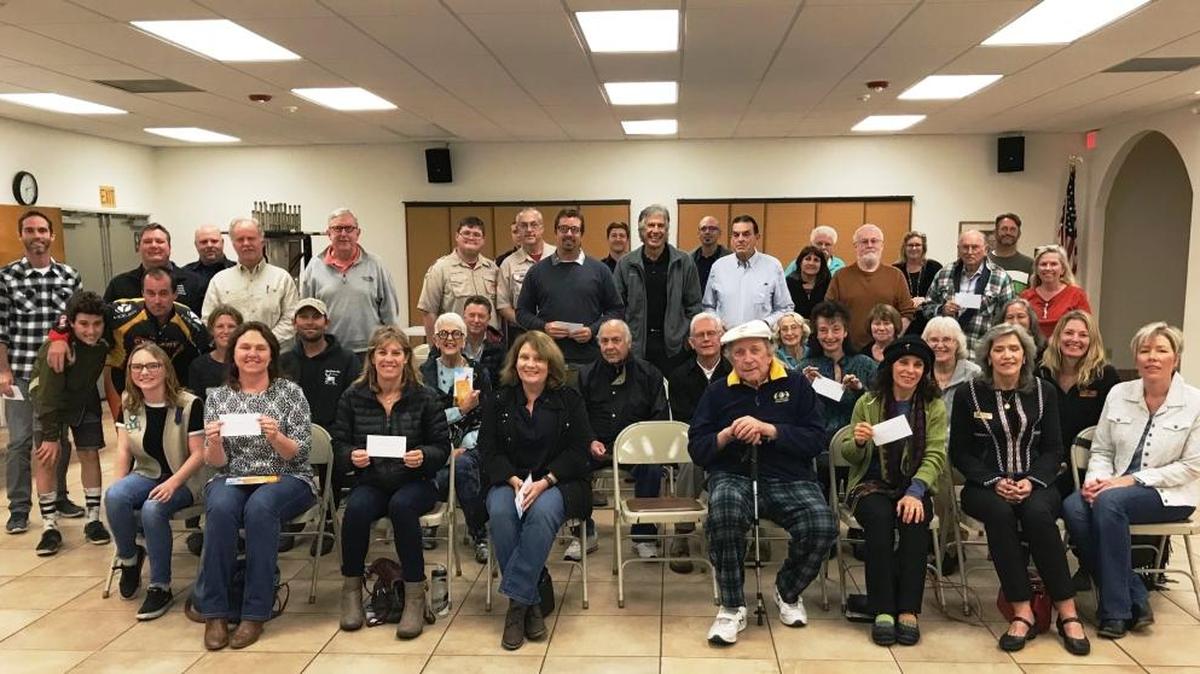 Some representatives of this year’s grant recipients from the Cambria Community Council.