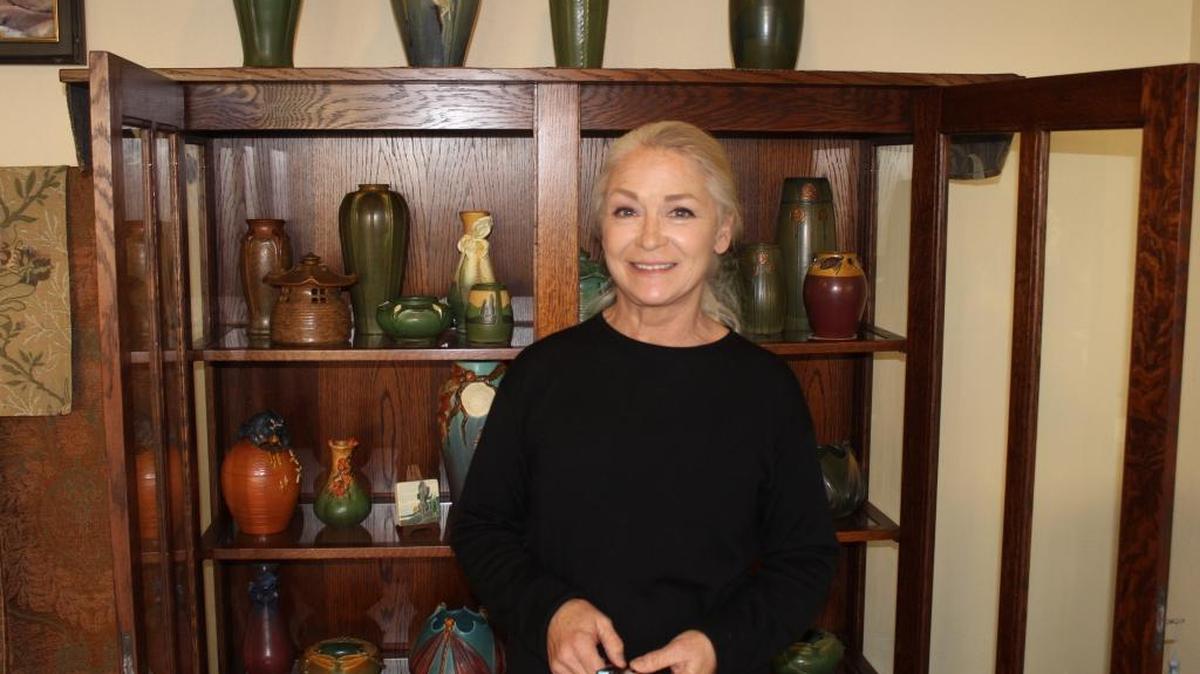 Shari Little, seen here at the shop she manages, Ephraim Pottery in Cambria’s West Village, lost most of her belongings in a fire that destroyed a farmhouse on York Mountain Road.