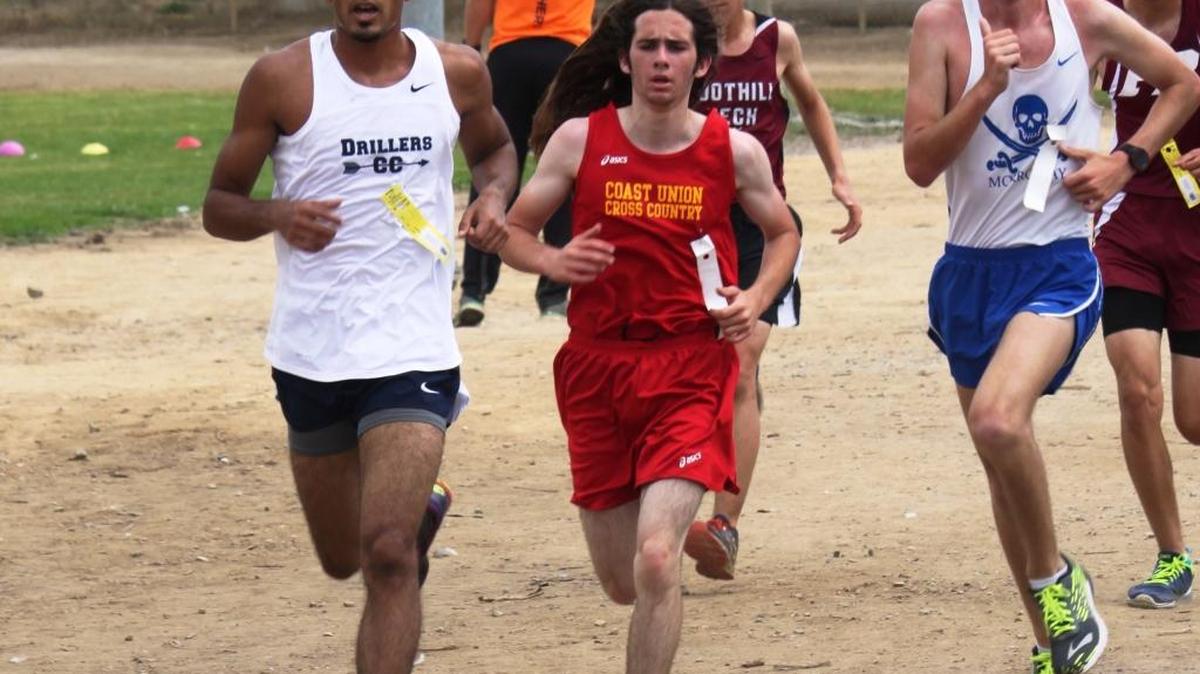 Top Coast Union runner Paul Butterfield shaved more than a minute off his best time in 2015 by placing 63rd out of 230 runners with a time of 17 minutes, 35 seconds at the Morro Bay Invitational on Saturday, Sept. 10.