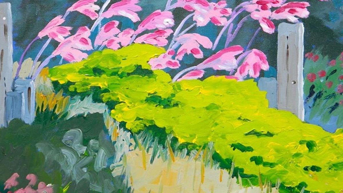 Carolyn Pye will join Holly McCain in the “Color Connection” exhibit during July at the Old Cambria Grammar School.