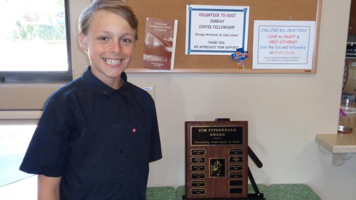 Ethan Hoffman was the 2016 winner of the Jim Fitzgerald Award for Outstanding Achievement in Music.