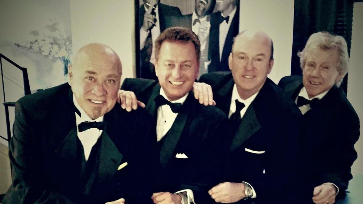 Chad Stevens, Bobby Horn, John Laird and Brett Mitchell will interpret the music of the Rat Pack at a fundraiser for the Cambria Center for the Arts.