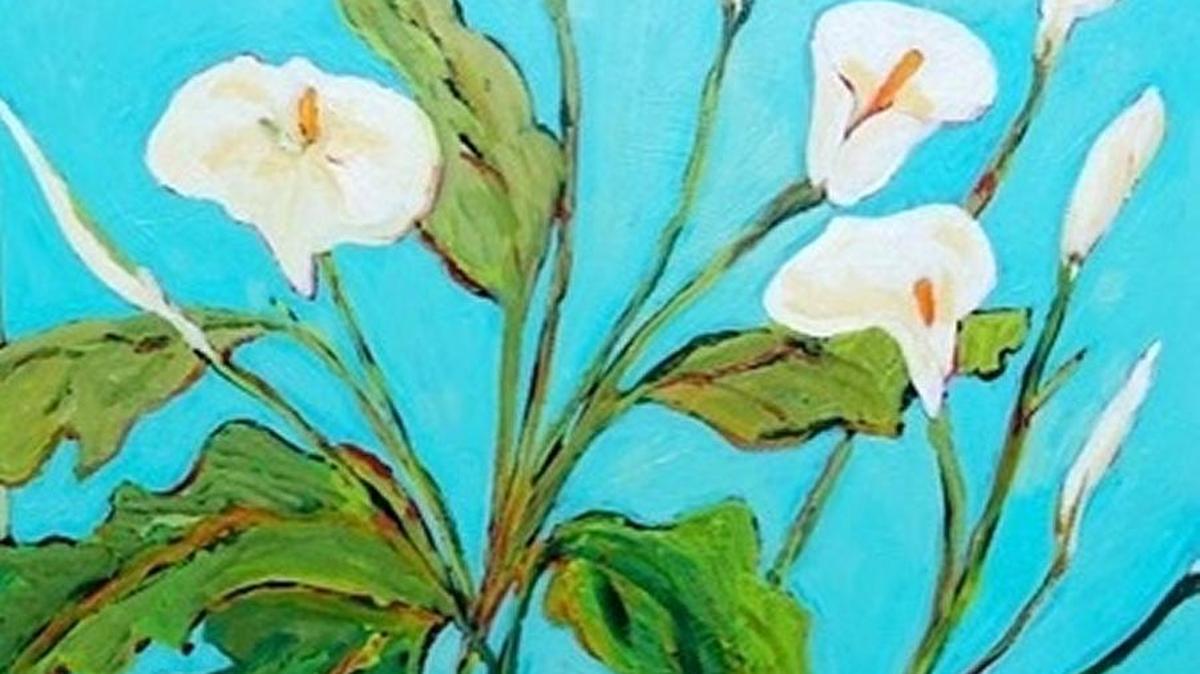 Artwork by Lana Cochrun is featured in the Cambria Library throughout December.