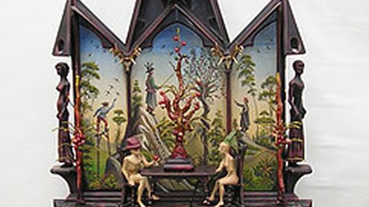 Retablo “Adán y Eva” de Edward Walton Wilcox.