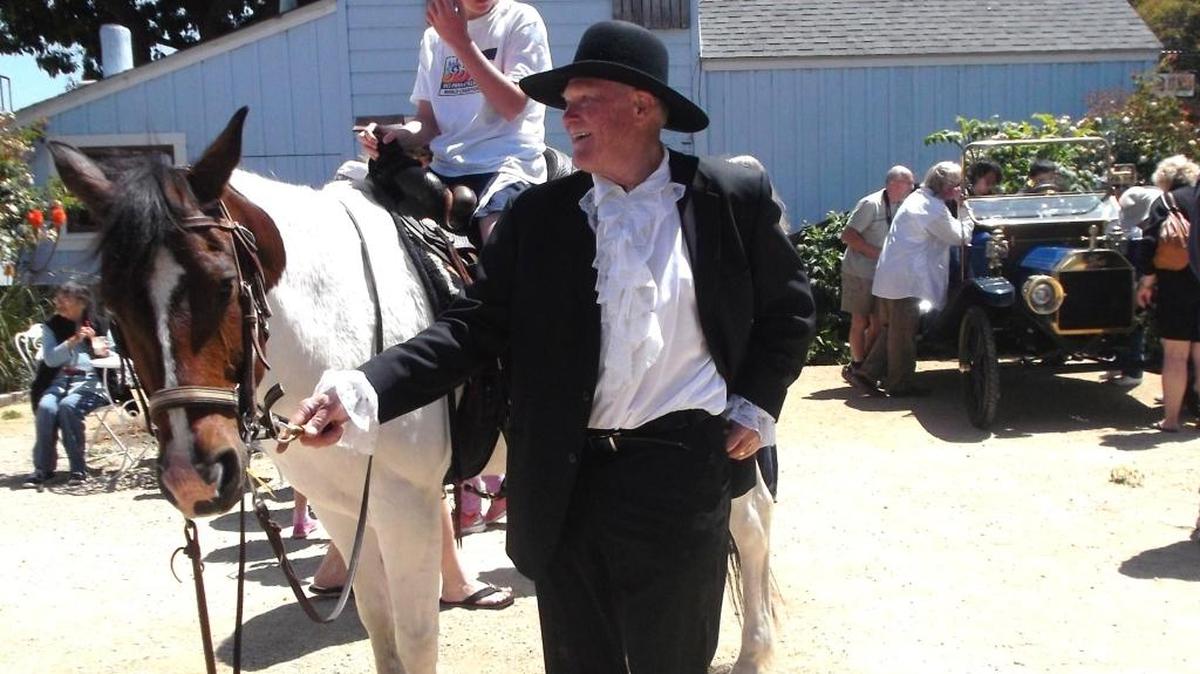 The Rev. Tracy Vining is a popular guest at Heritage Day, offering a free walkabout to folks of all ages through the historical neighborhood aboard Jackson.