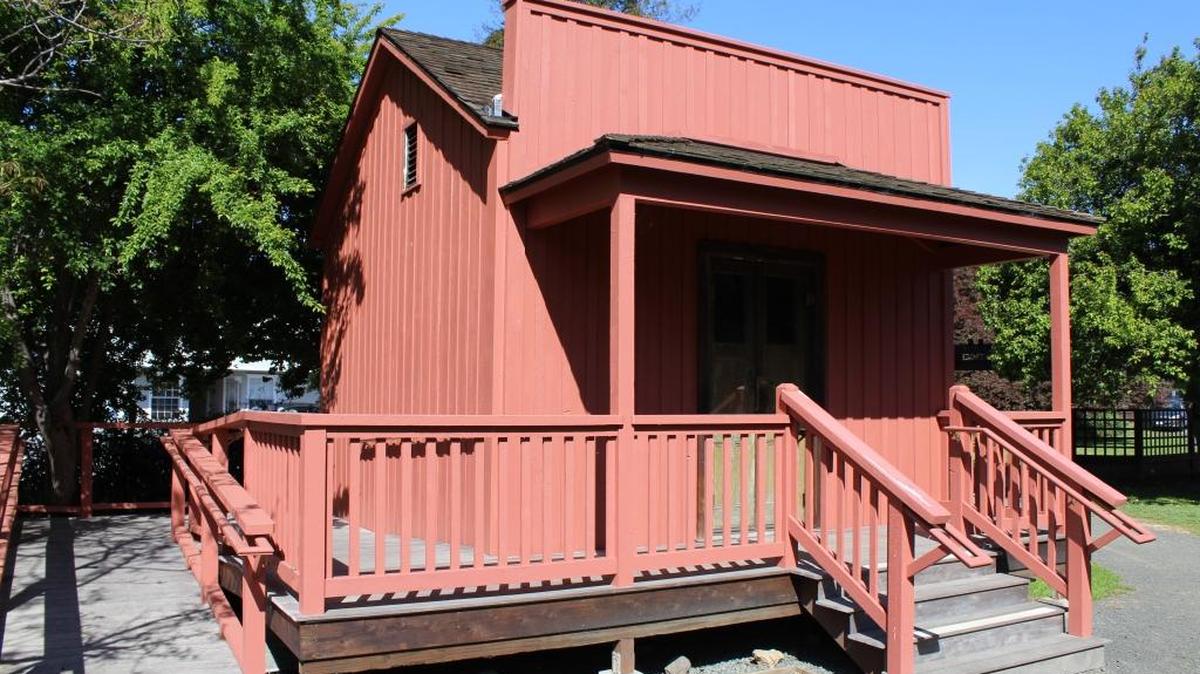 The historic red structure on the Greenspace grounds will be open during Greenspace’s “Save the Trees” benefit, from 1 to 4 p.m. April 30.