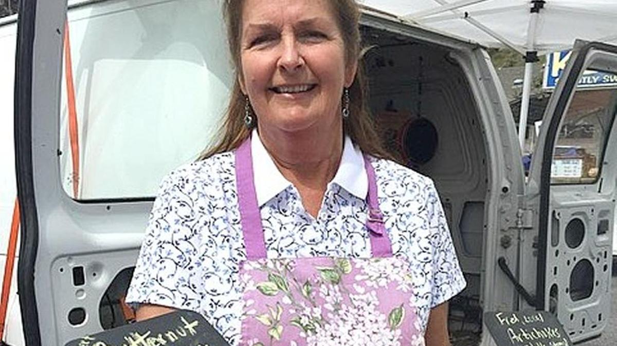 Esther Rigoni grows lilacs on her Arroyo Grande farm, Esther’s Garden, and sells them at Cambria Farmers Market.