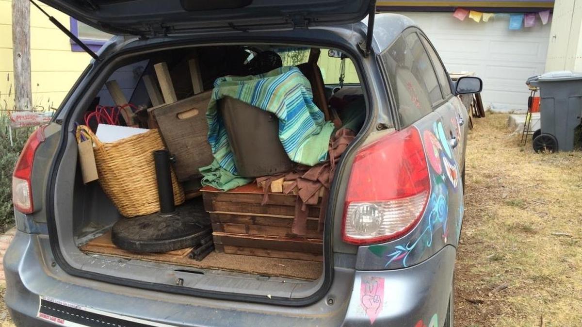 “My car right now is like the closet in Fibber McGee and Molly: Open it and you never know what may fall out on you!”