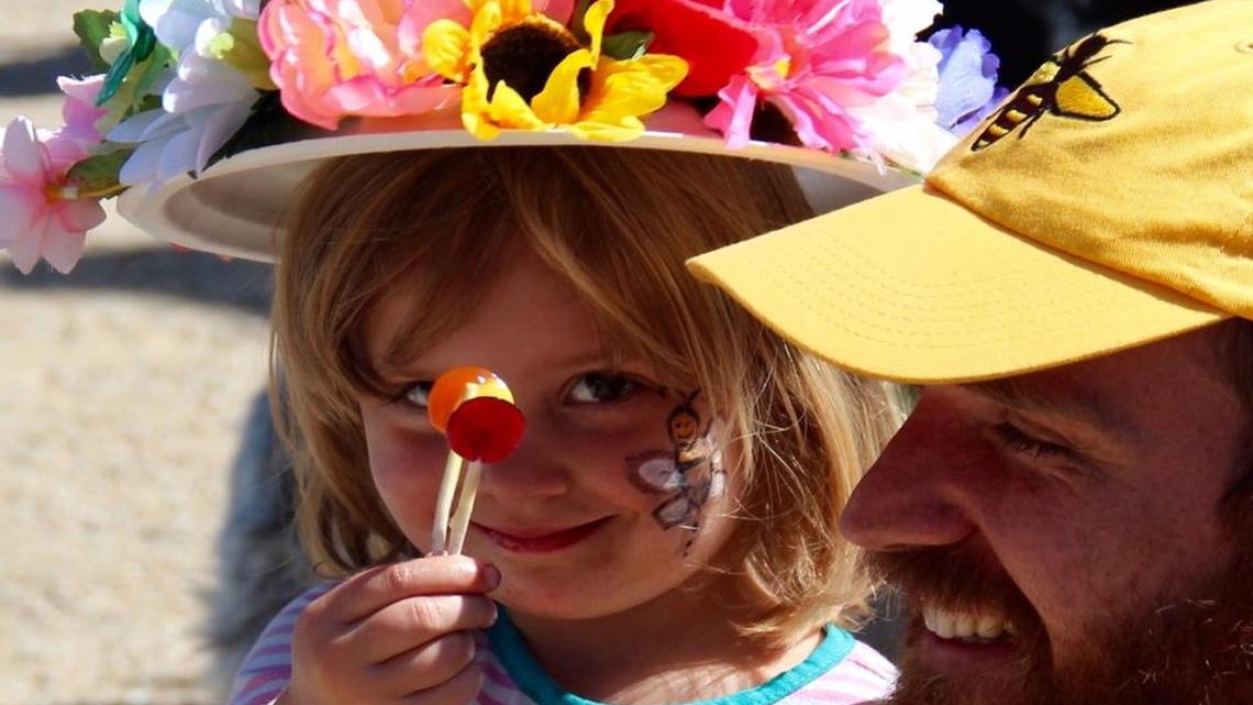 Kids enjoyed the Beautify Cambria Association’s Bee Faire at the Historical Museum garden.