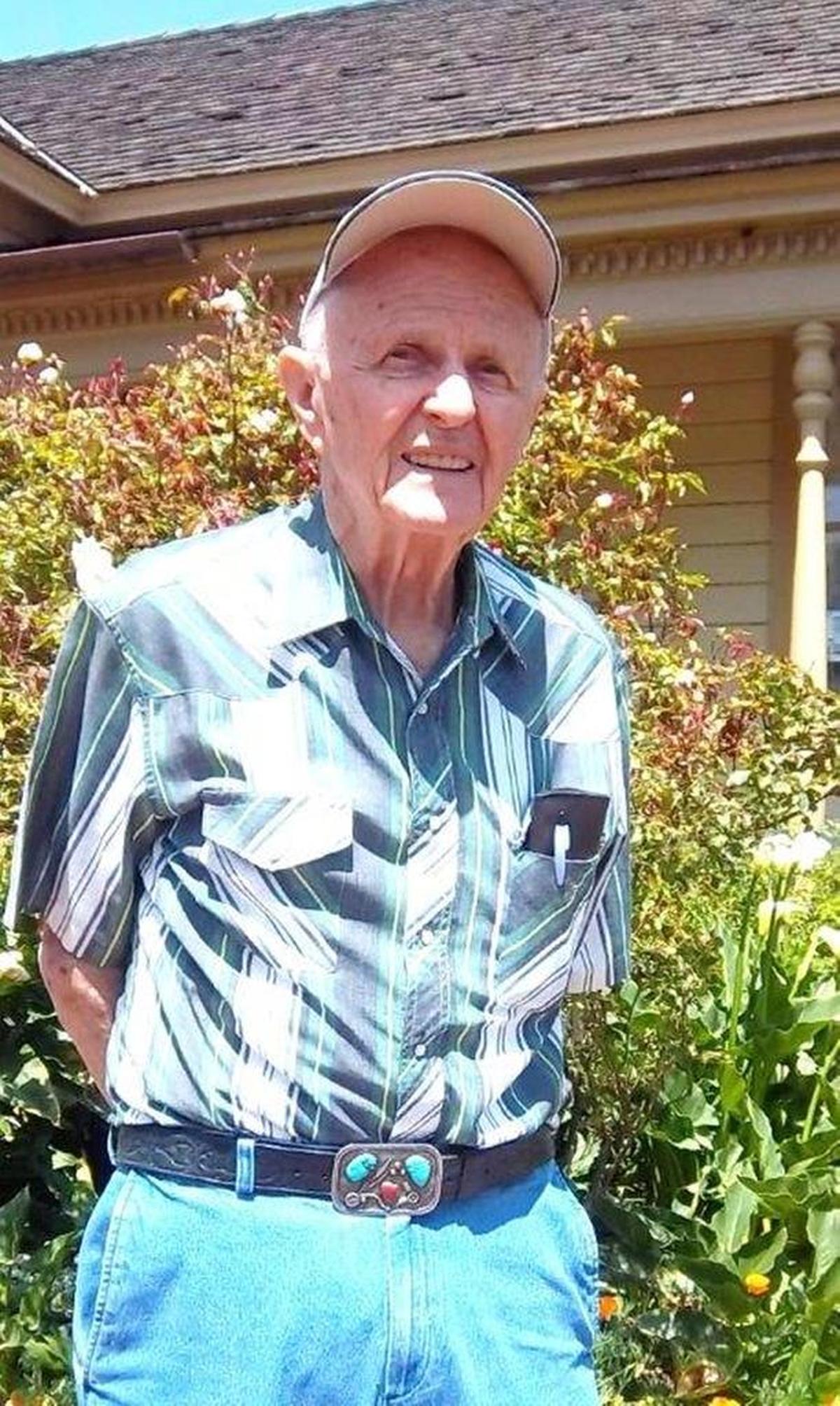 Dick Quincy, the last survivor of the Montebello, visited the Cambria Historical Museum two years ago.